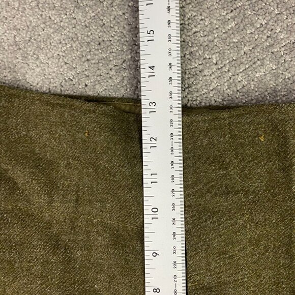 Vintage 50s Canadian Army Wool Field Trousers Pants Men's 31 x 28 Olive Military - Picture 15 of 15